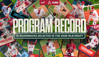 Seven Hogs Selected on Final Day of MLB Draft; Arkansas Sets Program Record with 12 Overall Picks
