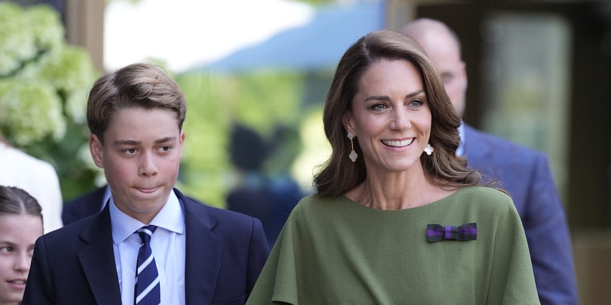 Kate Middleton Looks Elegant in a Green Dress for Wimbledon Men's Finals