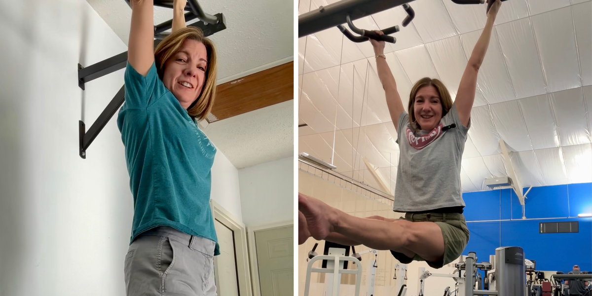 This 63-year-old did a simple daily dead hang for a month – here are the 3 biggest changes she noticed