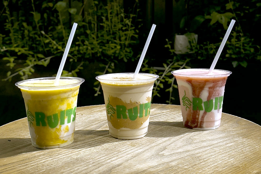 Smoothies made from fresh fruits. — Picture courtesy of Ruits Juices