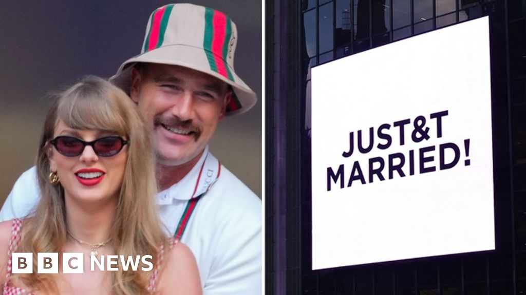 From 'a beautiful night' to 'world's greatest hangover', guests react to Taylor Swift and Travis Kelce's wedding - BBC