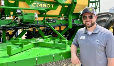 John Deere rolls out massive new C1450T air cart at Ag in Motion