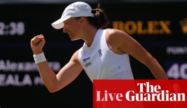 Wimbledon 2026: Mertens shocks Rybakina, Swiatek and Zverev in action on day six – live | Wimbledon 2026