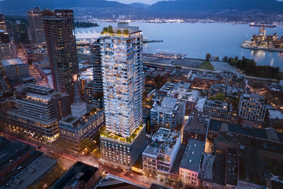 388 Abbott Street Vancouver social housing tower f1