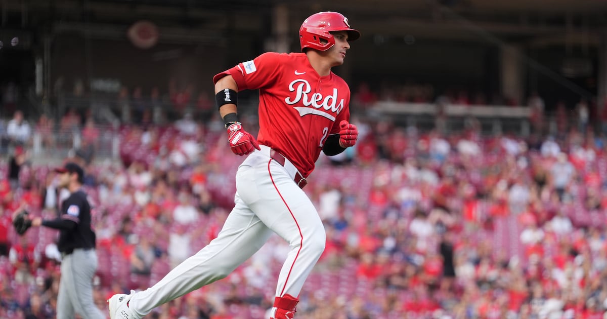 JJ Bleday's solo homer, Dane Myers' game-saving grab help Cincinnati Reds beat Cleveland Guardians