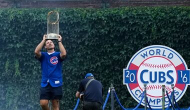 Chicago Cubs unveil Champions Gate in front of Wrigley Field