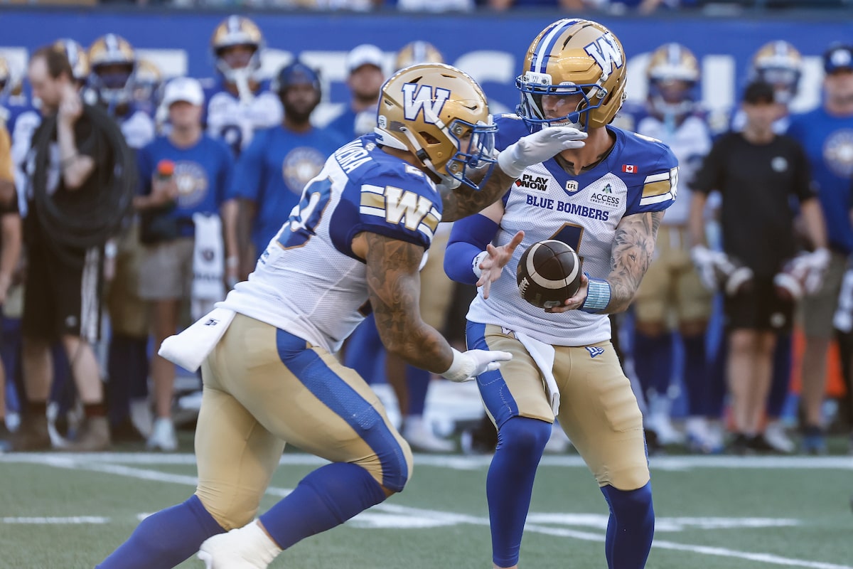 Blue Bombers beat Argonauts 30-21 in CFL