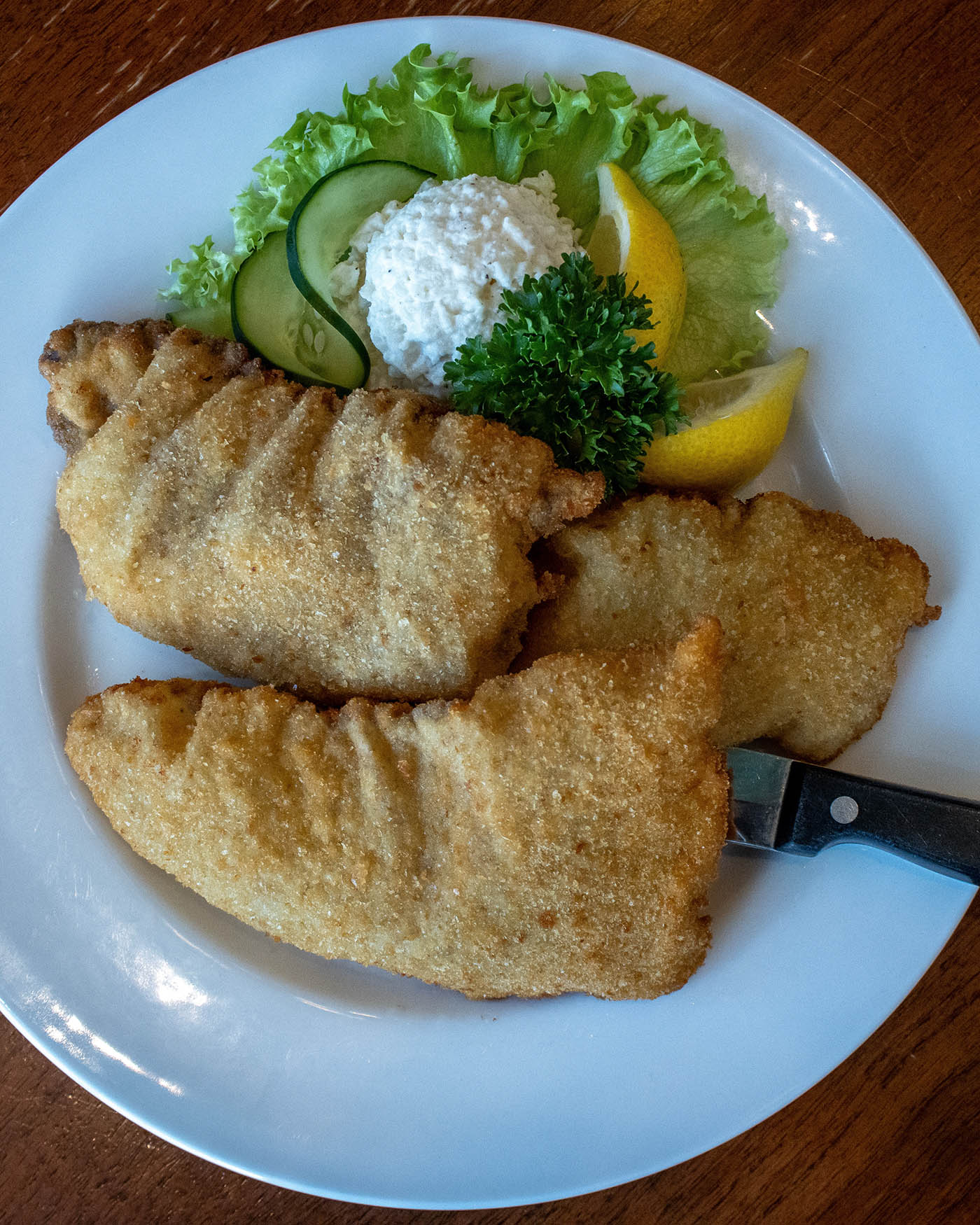 Weiner Schnitzel at Bistro Praha