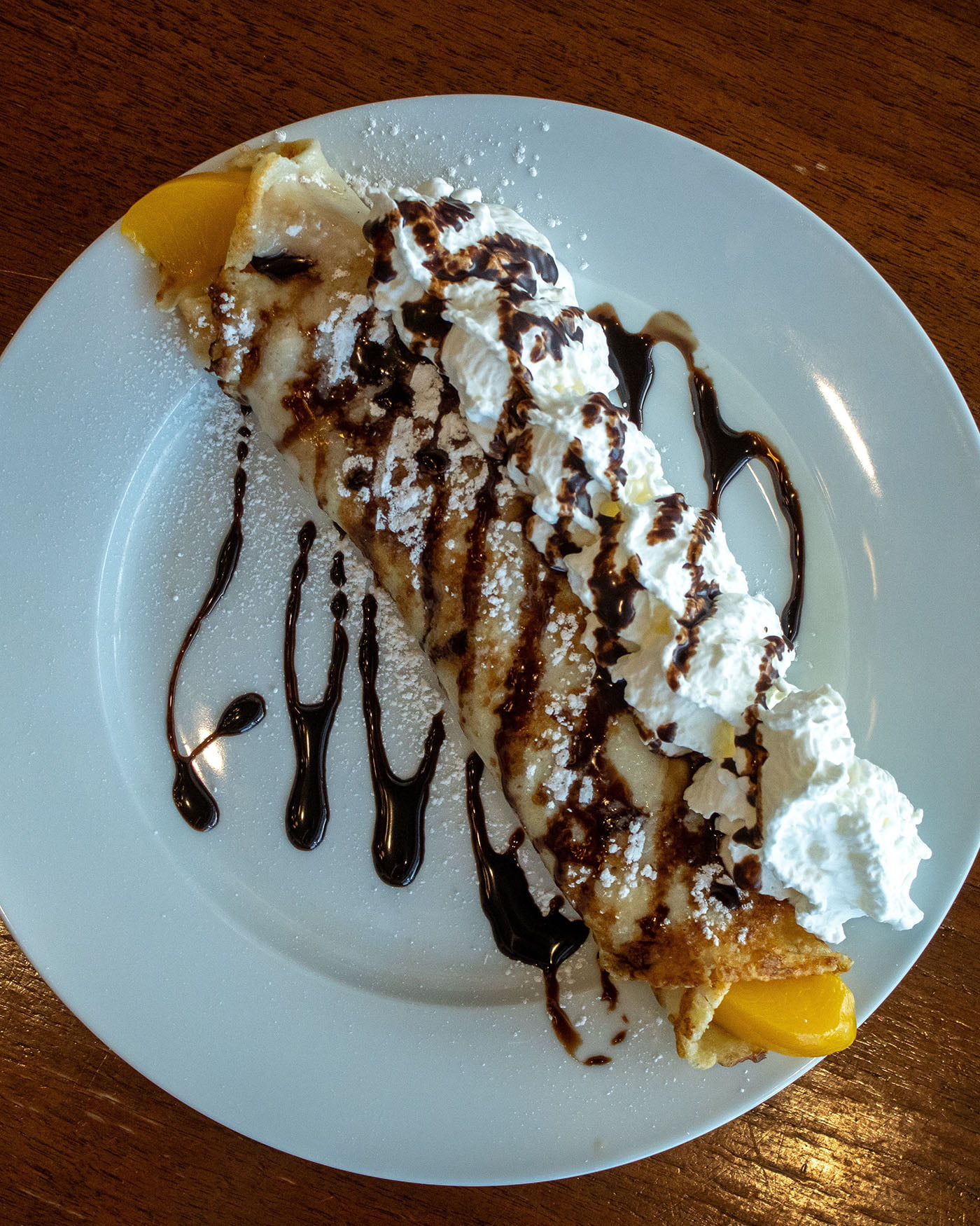 Crepes served at Bistro Praha