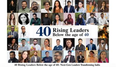 40 Rising Leaders Below 40: Next-Gen Leaders Transforming India