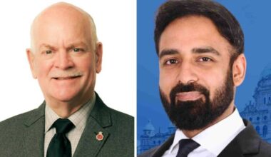 NDP candidate Garry Begg, left, narrowly won the 2024 provincial election in Surrey-Guildford over Conservative candidate Honveer Singh Randhawa, who later sought to overturn the result. (File photos)