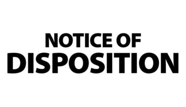 Legal Notice Notice of Disposition Logo