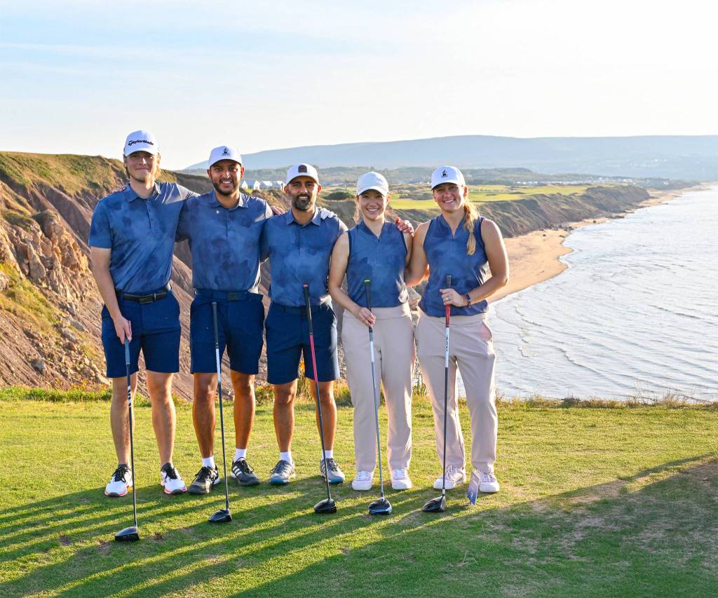 The winners of the 2025 PGA Scramble in Edmonton last year. The winner of the Harrison Mills event advances to regional competitions with the chance of making it to nationals to play in Nova Scotia. (PGA)