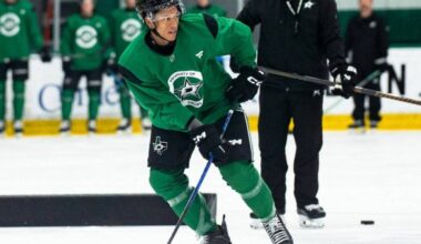Victoria Royals forward Cameron Schmidt is one of eight Royals and seven Grizzlies participating in NHL development camps across the league. (Photo courtesy of Dallas Stars/Victoria Royals/X)