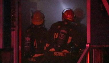 Surrey Fire Service crews fought a house fire in the 13300-block of 87A Avenue around 10 p.m. Sunday (July 5). (1st Due Media/Contributed to Peace Arch News)
