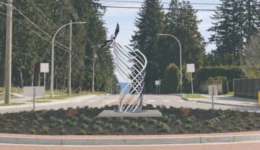 The City of Surrey will pay artist Jessie Sohpaul $195,000 for a public art piece called Igor takes Flight at the roundabout at 132 Street and 60 Avenue. (surrey.ca)