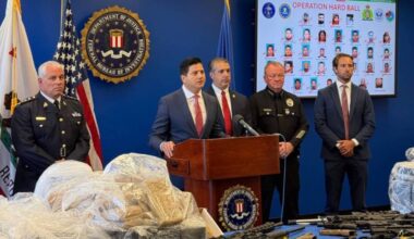 First assistant attorney for the Central District of California speaking to the media at a press conference on July 7, 2026, in Los Angeles, where the charges were announced. (@USAO_LosAngeles/ x.com)
