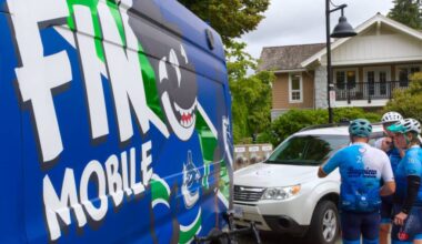 The 20th annual Ride for the Kids fundraiser stopped by Dave Lede House on July 8. (Brandon Tucker/Abbotsford News)
