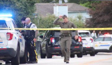 One man was injured after an officer-involved shooting that happened in Surrey Wednesday night (July 8) between a Surrey RCMP Provincial Operational Support Unit (SPOSU) officer and man who allegedly had an edged weapon. (1st Due Media/Contributed to Peace Arch News)