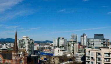An aerial view of downtown Victoria. (Tony Trozzo/Victoria News)
