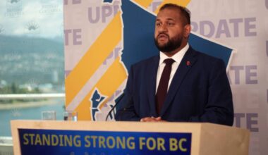 Forests Minister Ravi Parmar in Vancouver on June 16, 2026. (Lauren Collins/Black Press Media)