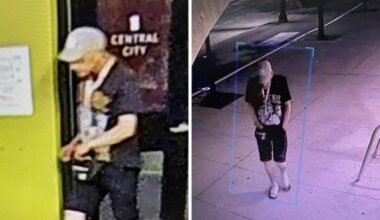 The suspect is described as a Caucasian male, 45-65 years old, with short hair and a slim build. (Surrey Police Service)