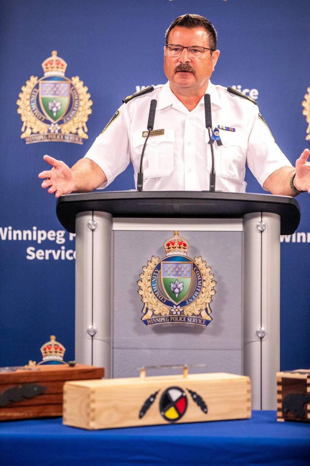 MIKAELA MACKENZIE / FREE PRESS
Winnipeg Police Service Chief Gene Bowers
