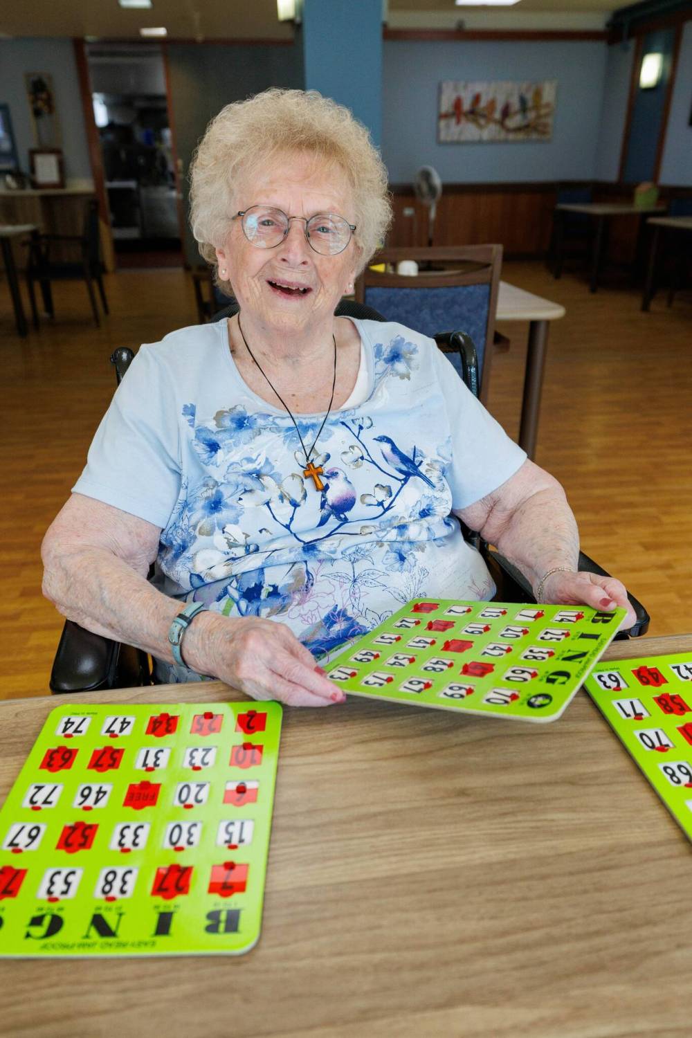 MIKE DEAL / FREE PRESS
Bingo is one of Margaret Ward’s favourite activities.