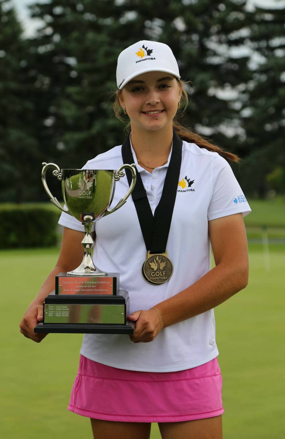 Sandra Shibata / Golf Manitoba
Camryn Thomas won the 2026 Golf Manitoba junior girls championship, Thursday afternoon at Pine Ridge.