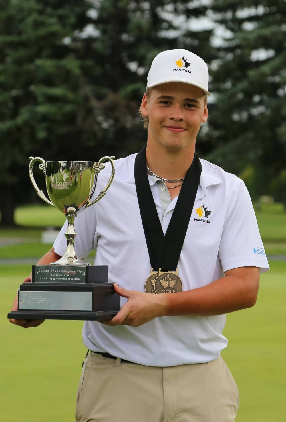 Sandra Shibata / Golf Manitoba
Hunter Oakden was crowned the 2026 Golf Manitoba junior boys champion, Thursday.