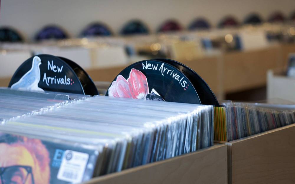 Beachside Vinyl opened in the community in February. (Ruth Bonneville / Free Press)