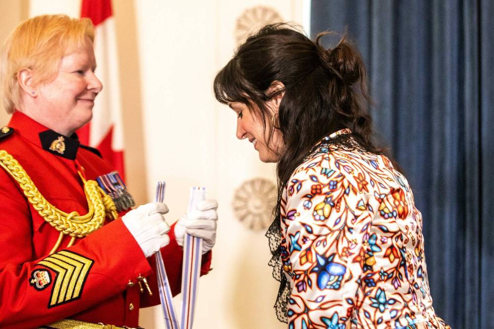 MIKAELA MACKENZIE / FREE PRESS
Recording artist Chantal Kreviazuk was honoured for her 30-year career in the music business.