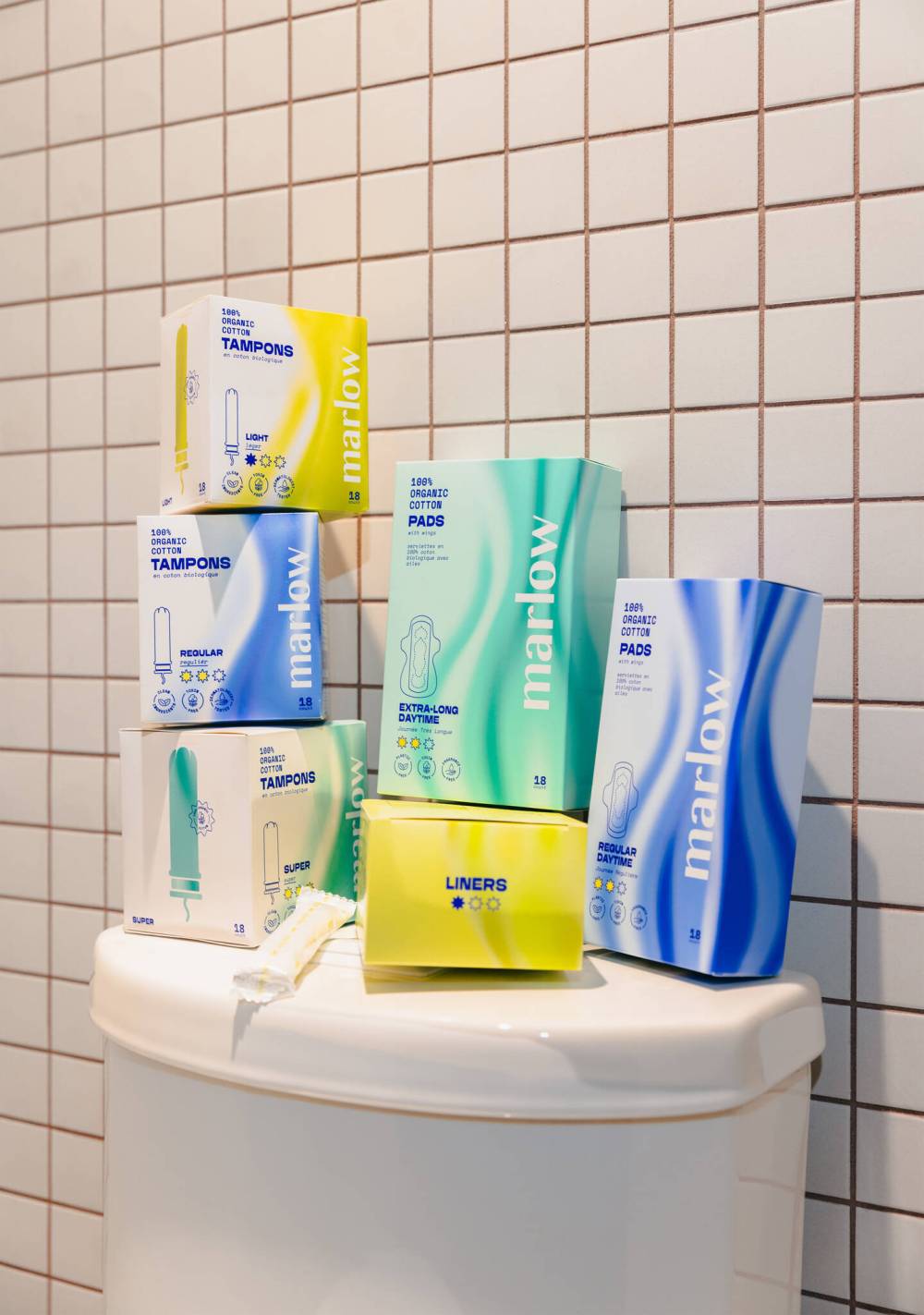 SUPPLIED
Marlow’s products include the first-ever lubricated tampon designed for smoother and more comfortable insertion.