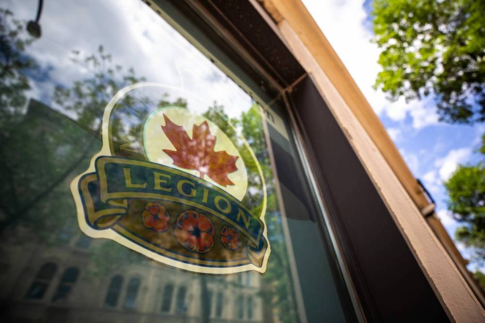 MIKAELA MACKENZIE / FREE PRESS
The Duke of Kent Legion in the Exchange District.