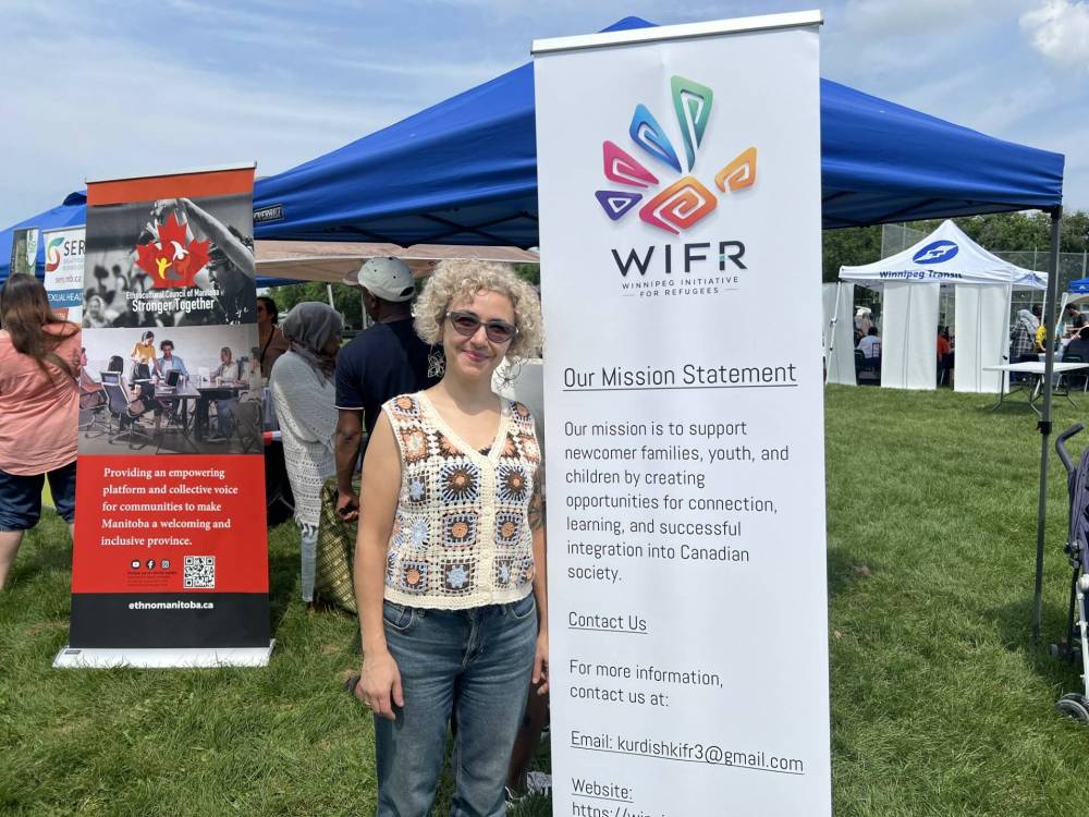 ZOE PIERCE / FREE PRESS
Maysoun Darweesh is executive director of the Winnipeg Initiative for Refugees.