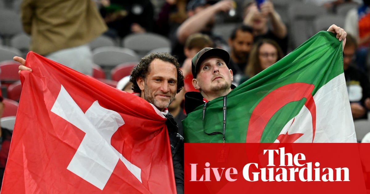 Switzerland v Algeria: World Cup 2026 last 32 – live | World Cup 2026