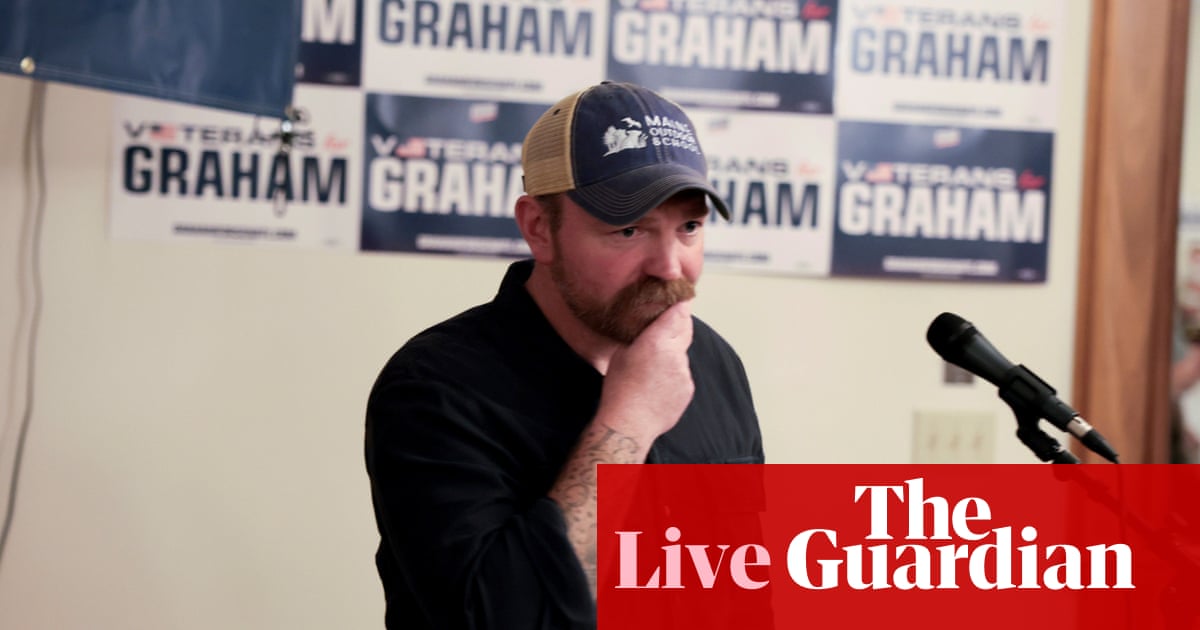 Maine says ‘no official withdrawal notice has yet been received’ from Graham Platner – live | US politics