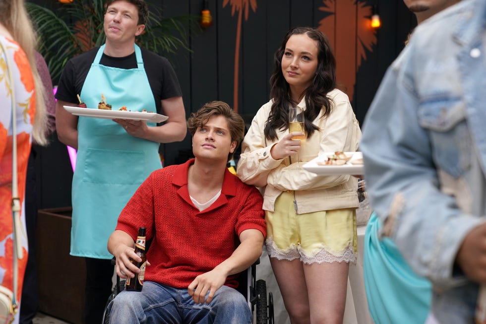 Caleb Keane and Frankie Osborne in Hollyoaks caleb keane and frankie osborne in hollyoaks