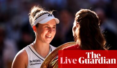 Linda Noskova beats Karolina Muchova to win Wimbledon 2026 women’s singles final – live | Wimbledon 2026