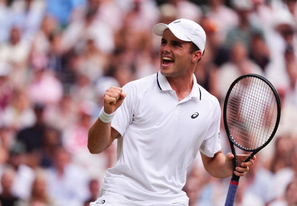 Arthur Fery defeated Grigor Dimitrov in a dramatic five-set comeback on Monday