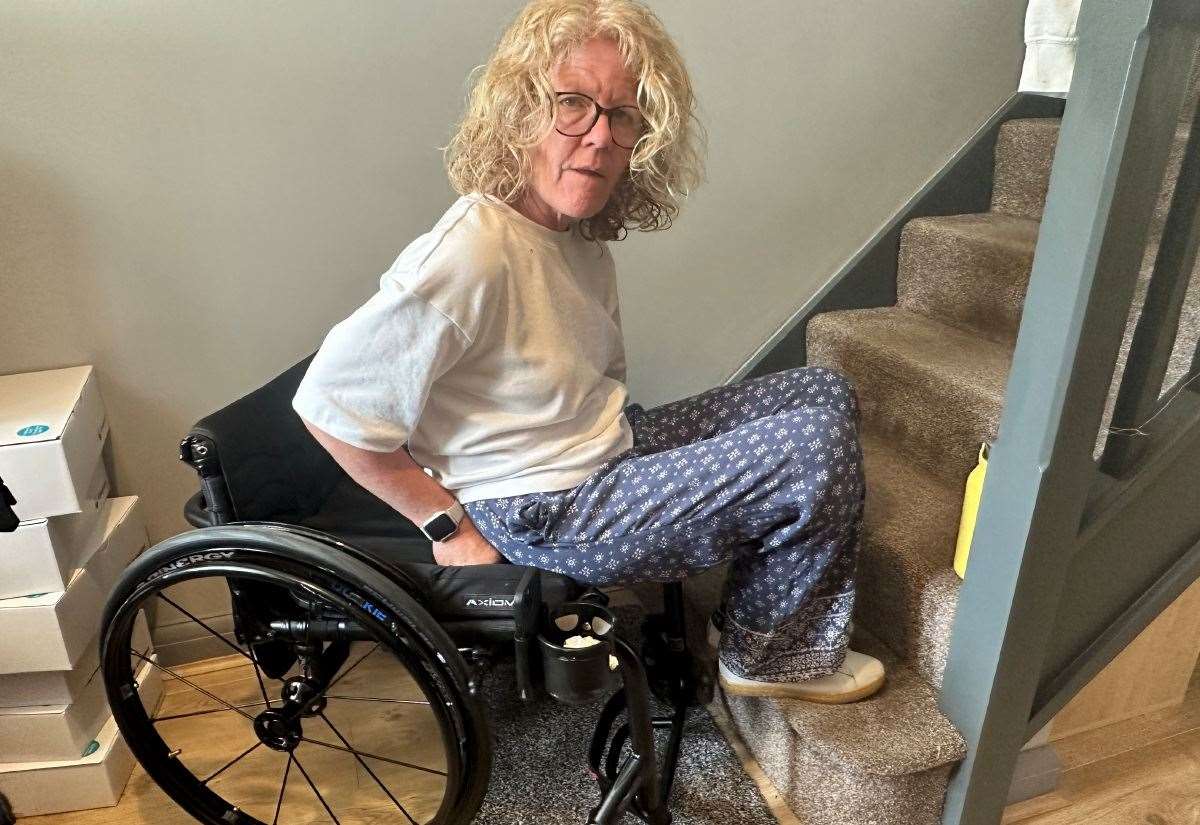 Paraplegic mum from East Peckham reveals mental toll as report finds those with spinal cord injury three times more likely to consider suicide