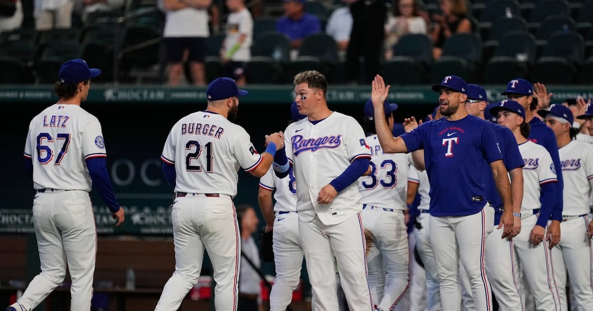 Rangers put themselves in good position as only AL West team with a winning record