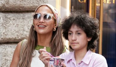 Jennifer Lopez enjoys Rome with her twins on a special trip before they head to college