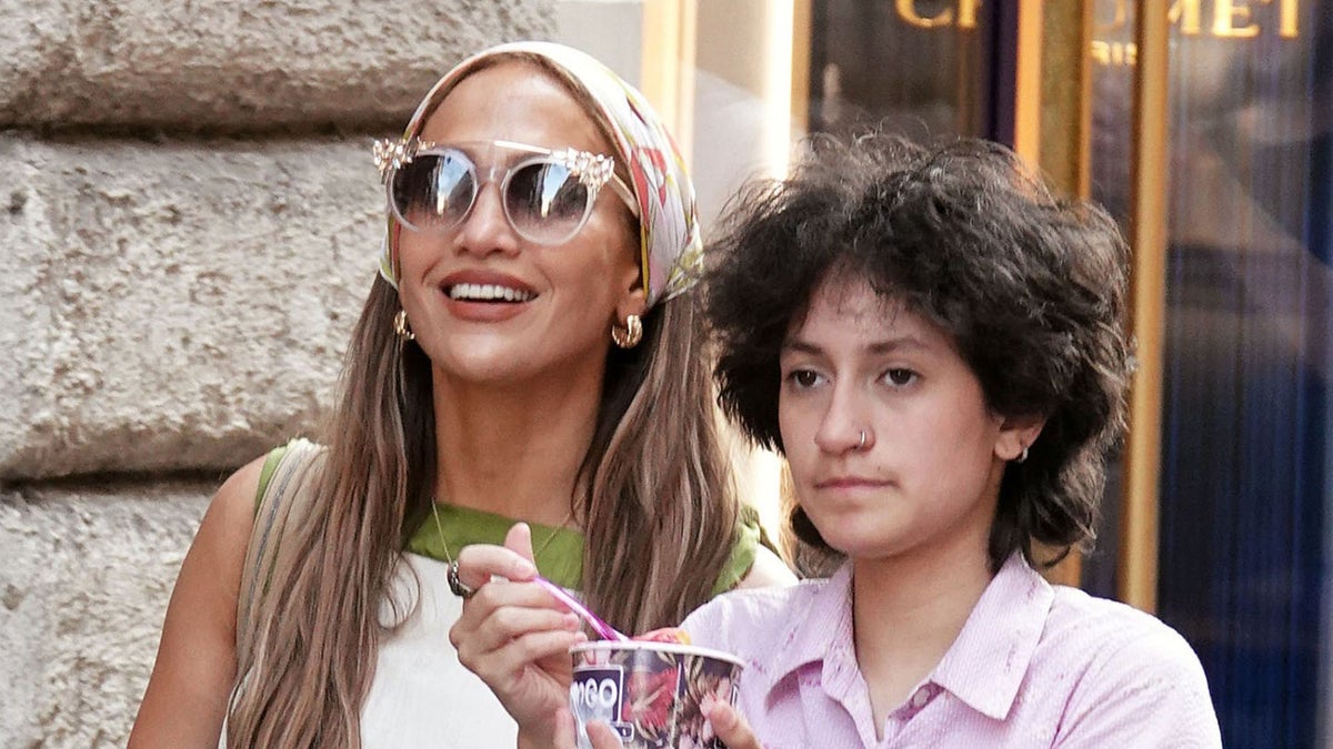 Jennifer Lopez enjoys Rome with her twins on a special trip before they head to college