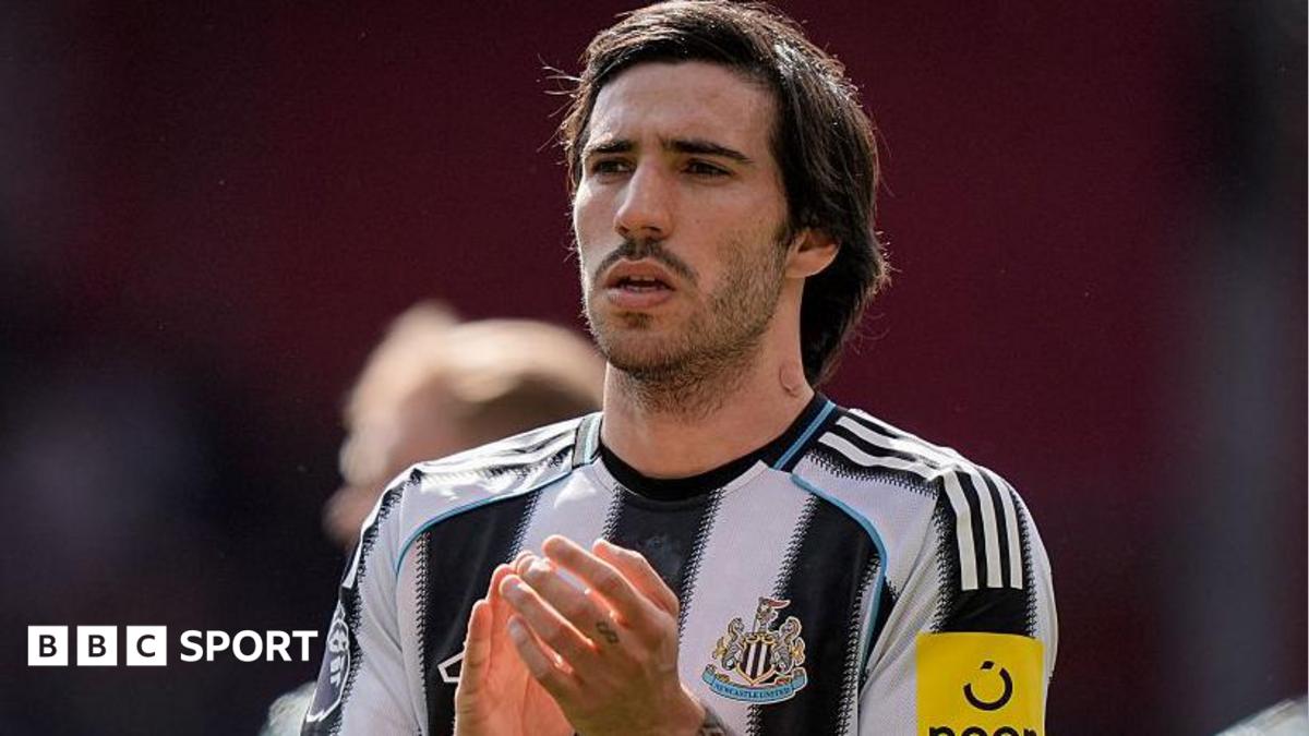 Sandro Tonali who has just signed for Tottenham from Newcastle