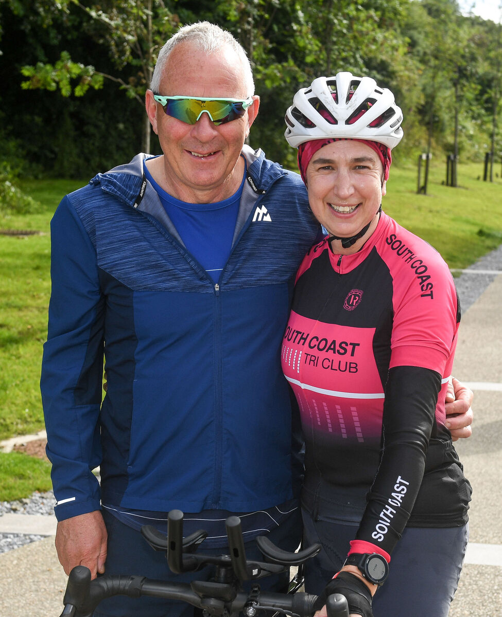  Pat Walsh, Castlemartyr and Isabel McCarthy, Killeagh, taking part in the Midleton Greenway parkrun in Midleton, Co Cork.