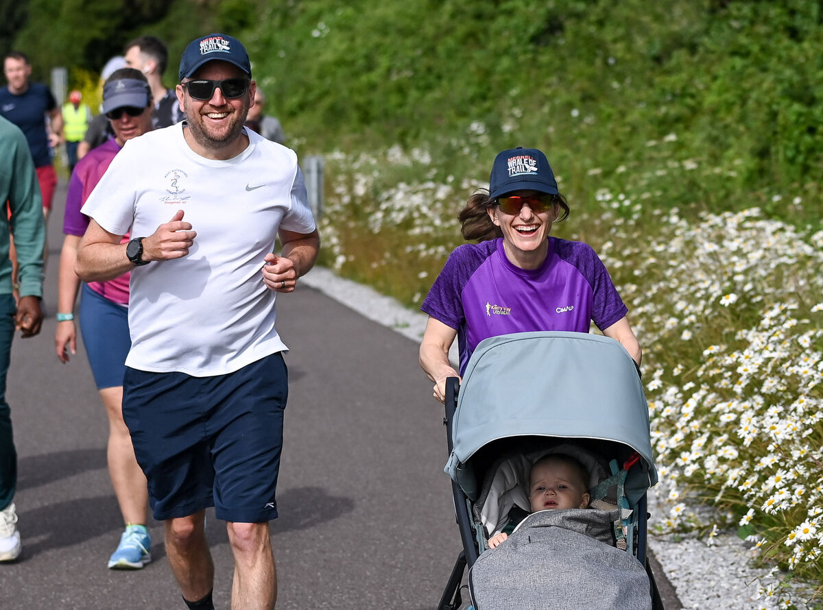  Dave, Kirsty and Toni Colley from Ladysbridge, having fun at the Midleton Greenway parkrun in Midleton, Co Cork. Picture: David Keane.