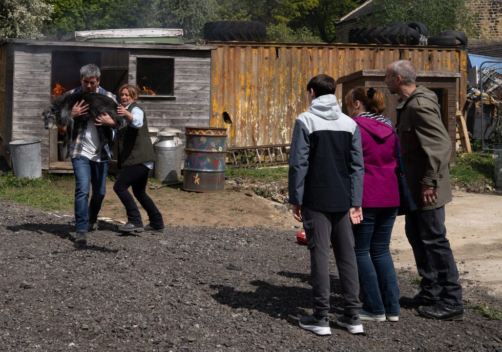 Cain Dingle, Monty, Moira Dingle, Emmerdale cain dingle, monty, moira dingle, emmerdale