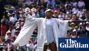 Armour? Power? ‘Walk-on fits’ bring moment for fashion set at Wimbledon | Fashion