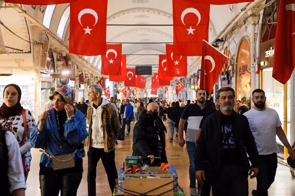 People shop at Grand Bazaar in Istanbul, Turkey, November 4, 2022.